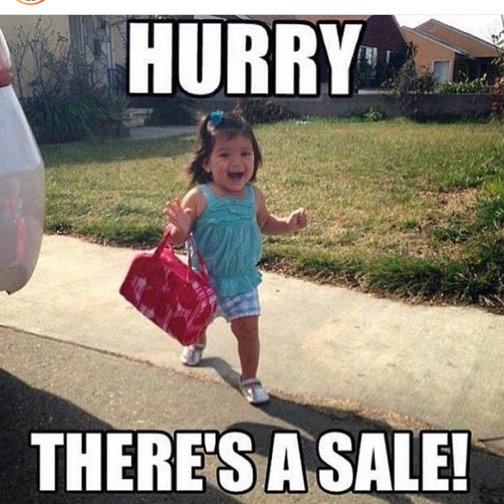 sweaters $7. shoes will be $9. Today only!